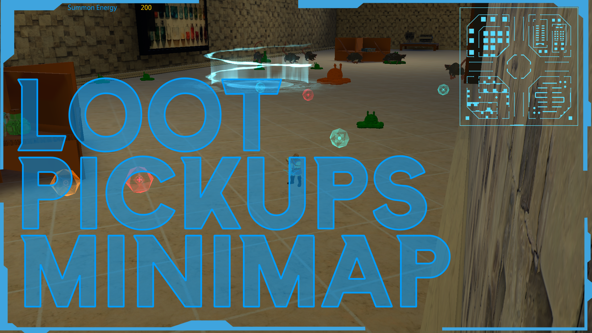 Loot, Pickups and Minimap