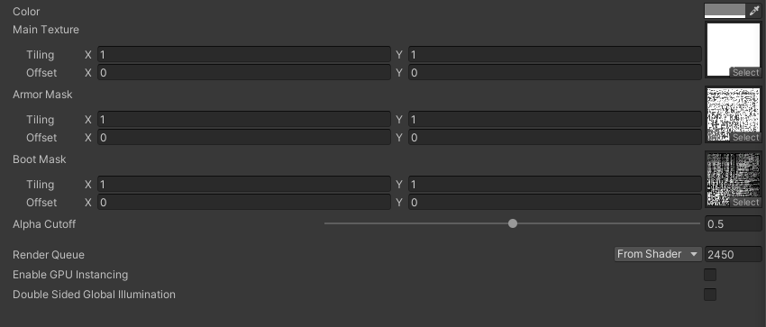 shaderParameters